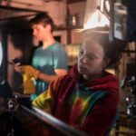 Cinematographer Tina Sontheimer on the set of "Seventeen" (FA18 • ART467)
